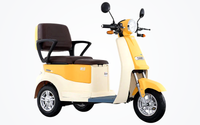 HKM-2022227 Foldable Mobility Scooter 1000W Motor 60V 20Ah Battery 55 mi Range 18.6 mph Speed 440.9 lb Capacity, Digital Display