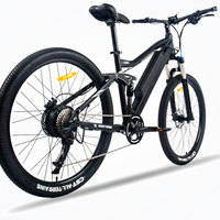 HKM-0834131 48 V 13 Ah Electric Mountain Bike, 500 W Motor, 25 mph Top Speed, 21-Speed Shimano Drivetrain, 27.5 x 2.1 in Tires