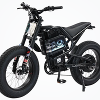 HKM-3783251 60V 3000W Street Bike, 43 mph Top Speed, 20 x 4.0 in Tires, Dual Hydraulic Disc Brakes, 330 lb Load