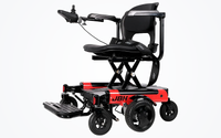 HKM-0979411 Portable Folding Electric Wheelchair Dual 250W Motors 24V 12Ah Battery 12.4 Mile Range 265 lb Capacity Aluminum