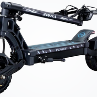 HKM-2673619 Electric Scooter, 2400w dual motor (1200w*2), 43 mph Top Speed, 43 mi Range, 21 - 30Ah Battery, 265LBS Load, Foldable