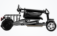 HKM-1760083 Foldable Mobility Scooter 250W Motor 24V 10Ah Battery 11.2 mi Range 4 mph Speed 286.6 lb Capacity, Bluetooth