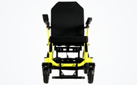HKM-6320595 Heavy-Duty All-Terrain Folding Electric Wheelchair Dual 350W Motors 24V 20Ah Battery 21.7 Mile Range Alloy Frame
