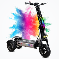 HKM-1428435 Electric Scooter, 13inch*3, 6000W Motor, 32-40 mph Top Speed, 37-50 mi Range, 60V27AH Battery, 441 lb Load, Foldable