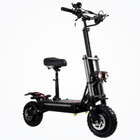 HKM-4246483 Electric Scooter, 11 inch, 3 000 W Motor, 32-40 mph Top Speed, 62 mi Range, 31 - 40Ah Battery, 331 lb Load, Foldable