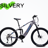 HKM-3750483 48 V 14 Ah 500 W Electric Bike, 20 mph Top Speed, 9-Speed Shimano, 27.5 x 2.25 in Tires, Hydraulic Disc Brakes