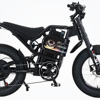 HKM-3783251 60V 3000W Street Bike, 43 mph Top Speed, 20 x 4.0 in Tires, Dual Hydraulic Disc Brakes, 330 lb Load
