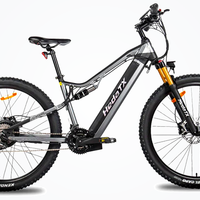 HKM-3422803 30 mph 1000 W Electric Mountain Bike, 48 V 15 Ah 720 Wh Battery, 21-Speed Shimano, CST 29 x 2.35 in Tires