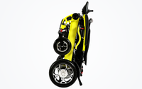 HKM-3142099 Light Folding Electric Wheelchair Dual 250W Motors 24V 12Ah Battery 15.5 Mile Range 265 lb Capacity Aluminum