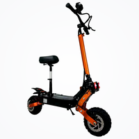 HKM-0780499 Electric Scooter, 11inch Tires, 6000W Motor, 16 mih Top Speed, 37-55mile, 37-56 mi Range