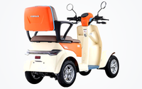 HKM-0318291 Foldable Mobility Scooter 1000W Motor 60V 20Ah Battery 25 mi Range 18.6 mph Speed, Brushless Motor, Disc Brake