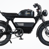 HKM-3848787 52V 30Ah Full Suspension Electric Bike, 1500W Mid-Drive Motor, 37 mph Top Speed, 20 x 4.0 in Fat Tire