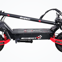 HKM-2870227 Electric Scooter, 11inch*2, 1200W Brushless Motor, 19-31 mph Top Speed, 6.2-25 mi Range, < 10Ah Battery, 331 lb Load