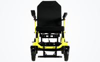 HKM-6320595 Heavy-Duty All-Terrain Folding Electric Wheelchair Dual 350W Motors 24V 20Ah Battery 21.7 Mile Range Alloy Frame