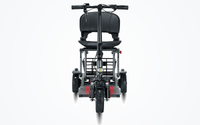 HKM-1497939 Foldable Mobility Scooter 350W Motor 24V 12Ah Battery 12.4 mi Range 6 mph Speed 242.5 lb Capacity, Bluetooth