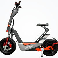 HKM-0871379 Electric Scooter, Brushless Motor, >40 mph Top Speed, 37-50 mi Range, 72V Lithium Battery Battery, 441 lb Load