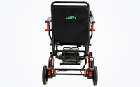 HKM-5468627 Light Folding Electric Wheelchair Dual 250W Motors 24V 24Ah Battery 12.4 Mile Range 265 lb Capacity Aluminum