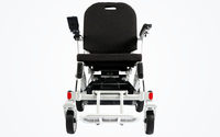 HKM-1569235 Heavy-Duty Folding Electric Wheelchair Dual 250W Motors 24V 12Ah Battery 12.4 Mile Range 440 lb Capacity Aluminum