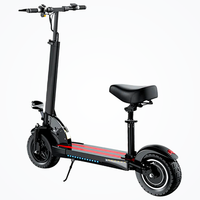 HKM-2247635 Electric Scooter, 10" pneumatic tire, 48V 350W Brushless electric motor, 19-31 mph Top Speed