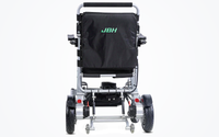 HKM-0848339 Light Folding Electric Wheelchair Dual 180W Motors 24V Dual Battery 12.4 Mile Range 265 lb Capacity Aluminum