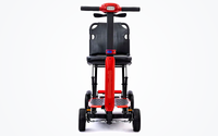HKM-0023379 Foldable Mobility Scooter 250W Motor 24V 10Ah Battery 15.5 mi Range 4 mph Speed 440.9 lb Capacity, LED Lights