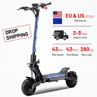 HKM-6343635 Electric Scooter, 10 inch off road tire, 250 W Motor, 16 mph Top Speed, 43 mi Range, 21 - 30Ah Battery, 331 lb Load