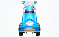 HKM-9728467 4-Wheel Mobility Scooter 1000W Motor 48V 20Ah Battery 31 mi Range 15.5 mph Speed, Brushless Motor, Quiet & Smooth Ride