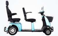 HKM-9826771 4-Wheel Mobility Scooter 1000W Motor 48V Battery 24.9 mi Range 11.2 mph Speed, Stable 4-Wheel Base