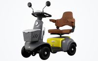 HKM-9630163 Foldable Mobility Scooter 500W Motor 24V 20Ah Battery 25 mi Range 10 mph Speed 220.5 lb Capacity, Bluetooth