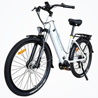 HKM-2374227 1000 W Mid-Drive Motor, 48 V 17.5 Ah Battery, 28 mph Top Speed, 7-Speed Shimano Drivetrain, Electric Bike