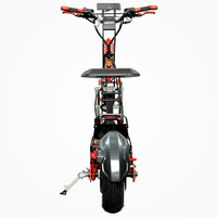 HKM-0871379 Electric Scooter, Brushless Motor, >40 mph Top Speed, 37-50 mi Range, 72V Lithium Battery Battery, 441 lb Load