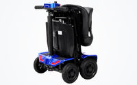 HKM-1235795 Foldable Mobility Scooter 250W Motor 24V 10Ah Battery 11 mi Range 3.7 mph Speed 264.6 lb Capacity, Folding Design