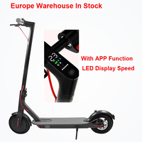 HKM-7733075 Electric Scooter, 250w front hub motor, 16 mi Top Speed, 25-37 mi Range, < 10Ah, 10 - 20Ah Battery, 265 lb Load