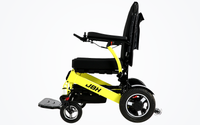 HKM-6320595 Heavy-Duty All-Terrain Folding Electric Wheelchair Dual 350W Motors 24V 20Ah Battery 21.7 Mile Range Alloy Frame