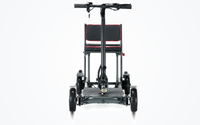 HKM-1858387 Foldable Mobility Scooter 250W Motor 24V 12Ah Battery 11.2 mi Range 5 mph Speed 242.5 lb Capacity, Bluetooth