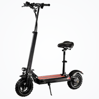 HKM-4574163 Electric Scooter, 11inch Off-road Tires, 800 W Motor, 19-31 mph Top Speed, 34-37 mi Range, 10 - 20Ah Battery