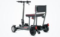 HKM-1858387 Foldable Mobility Scooter 250W Motor 24V 12Ah Battery 11.2 mi Range 5 mph Speed 242.5 lb Capacity, Bluetooth
