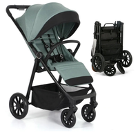 HKM-0794323 lightweight foldable pushchair, sage green