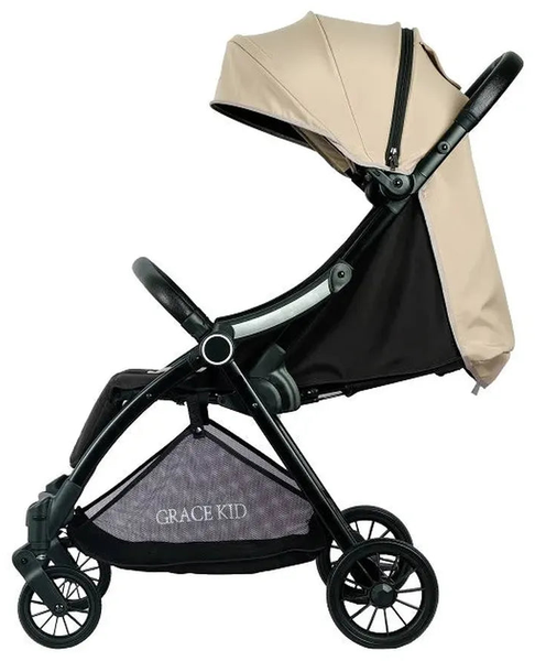 HKM-8762707 EVA Wheel Baby Stroller with Foot Covers, Five-Point Harness and a Compact Fold for Newborns and Toddlers
