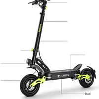 HKM-464467 Adult: 1200W Motor, Foldable, Dual Motor and Shock Absorption Electric Scooter for Daily Commuting and Campus Use
