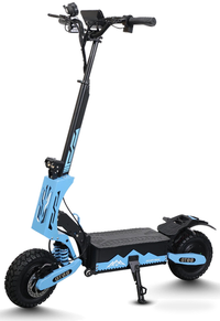 HKM-0589779 Electric Scooter 5600W Dual Motor 60V 27Ah Battery 37 Mile Range 40 MPH 45-Degree Climb Oil Brakes Foldable