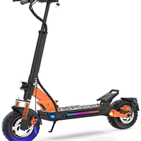 HKM-885715 330lbs Adult Electric Scooter with 1000W Motor, 28 Miles Range, 28 MPH Top Speed, Foldable, Dual Motor