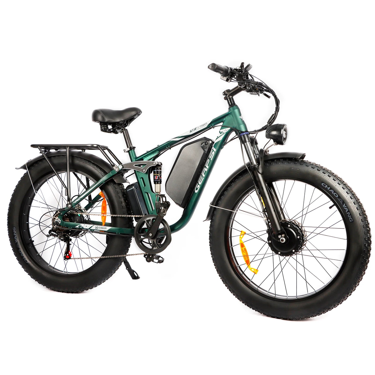 HKM-1320275 Adult Electric Bicycle Powered by 3000W Motor, 20 MPH Top Speed, 52V System and 52V 20Ah Battery for Daily Commuting