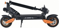HKM-1578579 Electric Scooter 2000W Dual Motor 48V 30Ah Battery 75 Mile Range Foldable Dual Suspension Disc Brakes NFC 441 lb Load