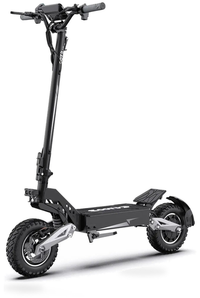 HKM-1807955 Electric Scooter 2400W Dual Motor 48V Battery 37 Mile Range 11-Inch Tires Hydraulic Brakes Foldable Dual Suspension