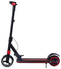 HKM-2365011 Electric Scooter 130W Motor Kids 9 MPH 6.5-Inch Wheels Foldable Adjustable Height Foot Brake Lightweight