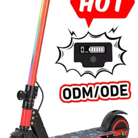 HKM-3544659 Kids Electric Scooter Powered by 130W Motor, 24V System and Foldable for Daily Commuting and City Errands