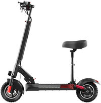 HKM-3604435 Electric Scooter 500W Motor 12 Mile Range With Seat 4-Layer Shock Absorption Foldable App Control Portable Compact
