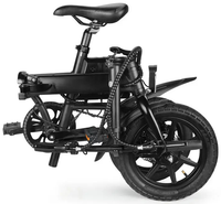 HKM-3882451 Electric Bike 250W Motor 36V 9Ah Battery 50 Mile Range 16-Inch Tires Foldable Disc Brakes Front Rear Suspension