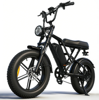HKM-4052179 Electric Bike 1000W Motor 48V 15Ah Battery 28 Mile Range 20-Inch Fat Tires Dual Suspension 7-Speed Disc Brakes